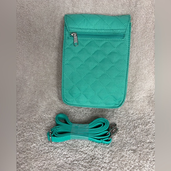 Quilted Seashell Design Crossbody Bag; Willabee & Ward Collections –Danbury Mint - Picture 2 of 7